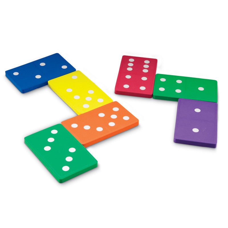 LEARNING RESOURCES - Jumbo Foam Dominoes, Set of 28