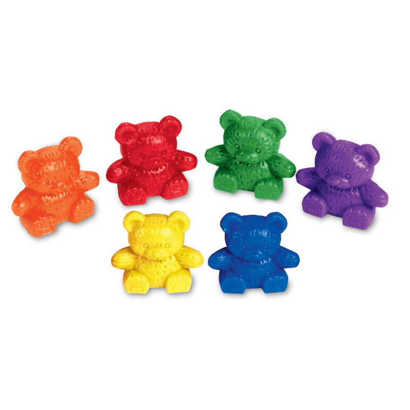 LEARNING RESOURCES - Baby Bear Counters, 6 colors, Set of 102