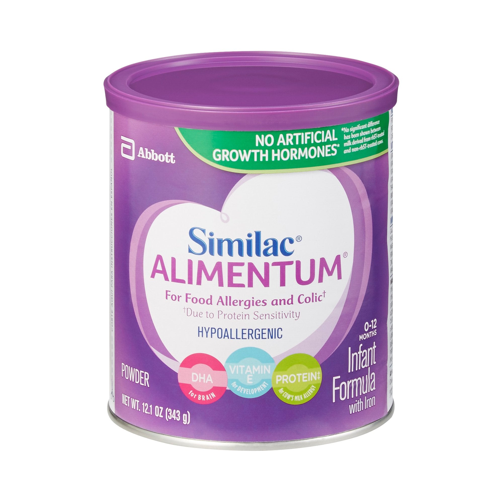 Abbott Nutrition - Infant Formula Similac® Alimentum® Unflavored 12.1 oz. Can Powder Food Allergies [6/CS]