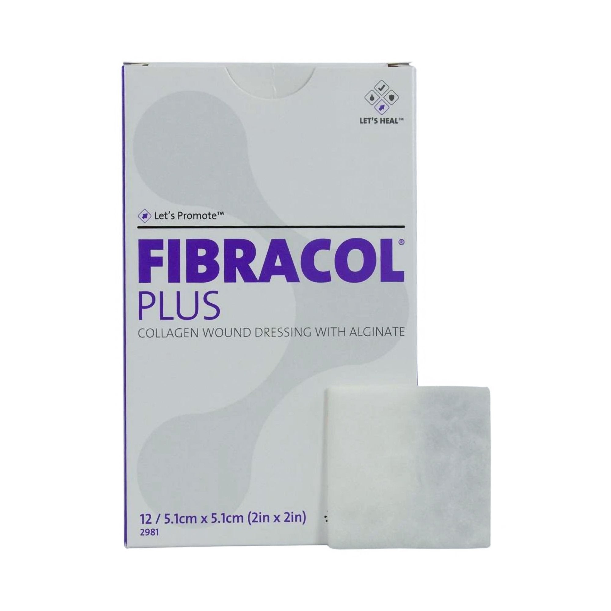 Solventum Corporation - Collagen Dressing Fibracol™ Plus 2 X 2 Inch Square Sterile [12/BX]