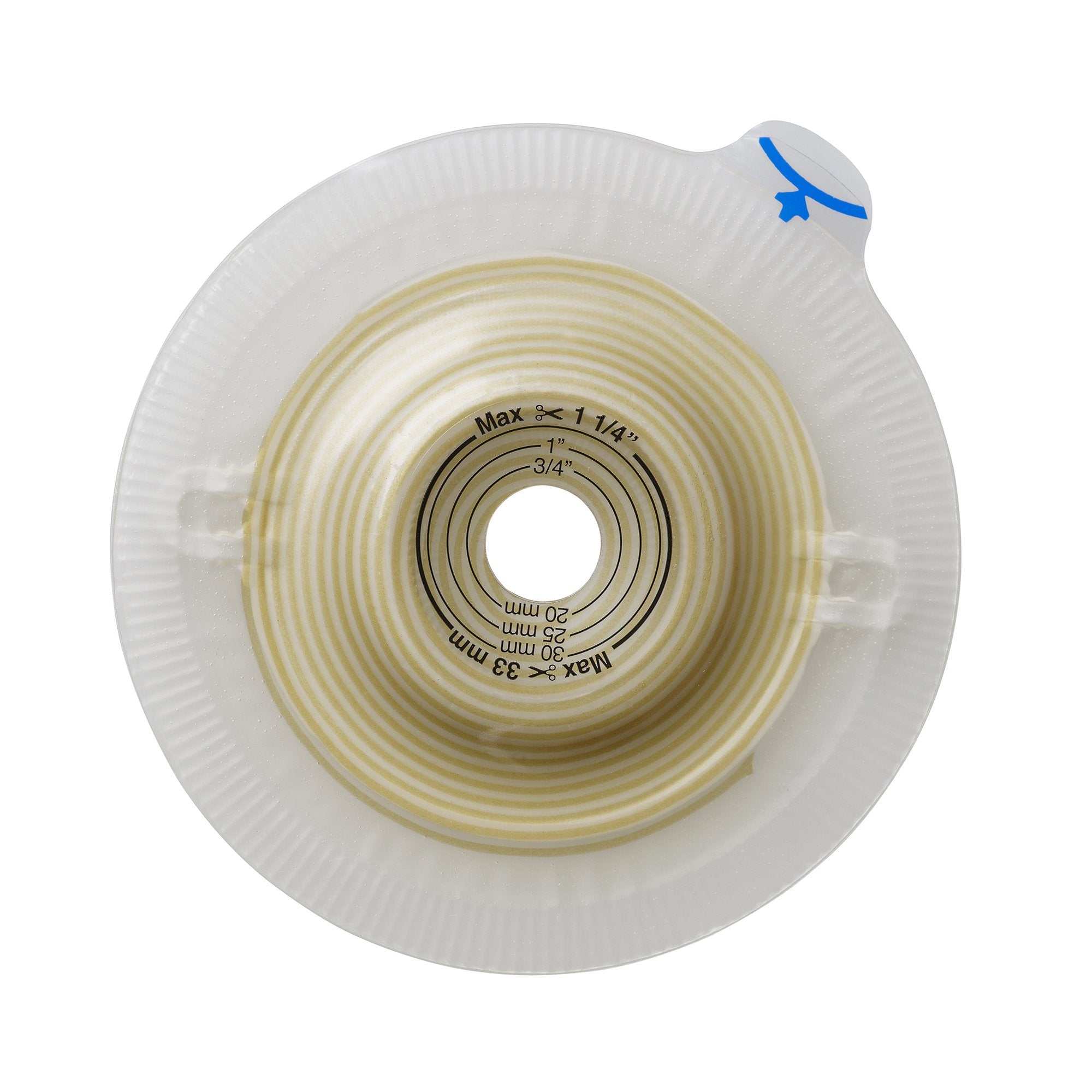 Coloplast - Ostomy Barrier Assura® Xpro Deep Precut, Extended Wear Silicone Based Adhesive 50 mm Flange Red Code System Synthetic Resin 1-1/4 Inch Opening [5/BX]