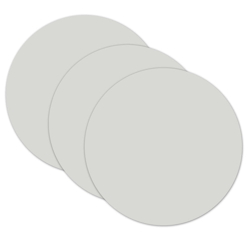 KLEENSLATE - Round Adhesive Blank Replacement Sheets, 8 Per Pack, 3 Packs
