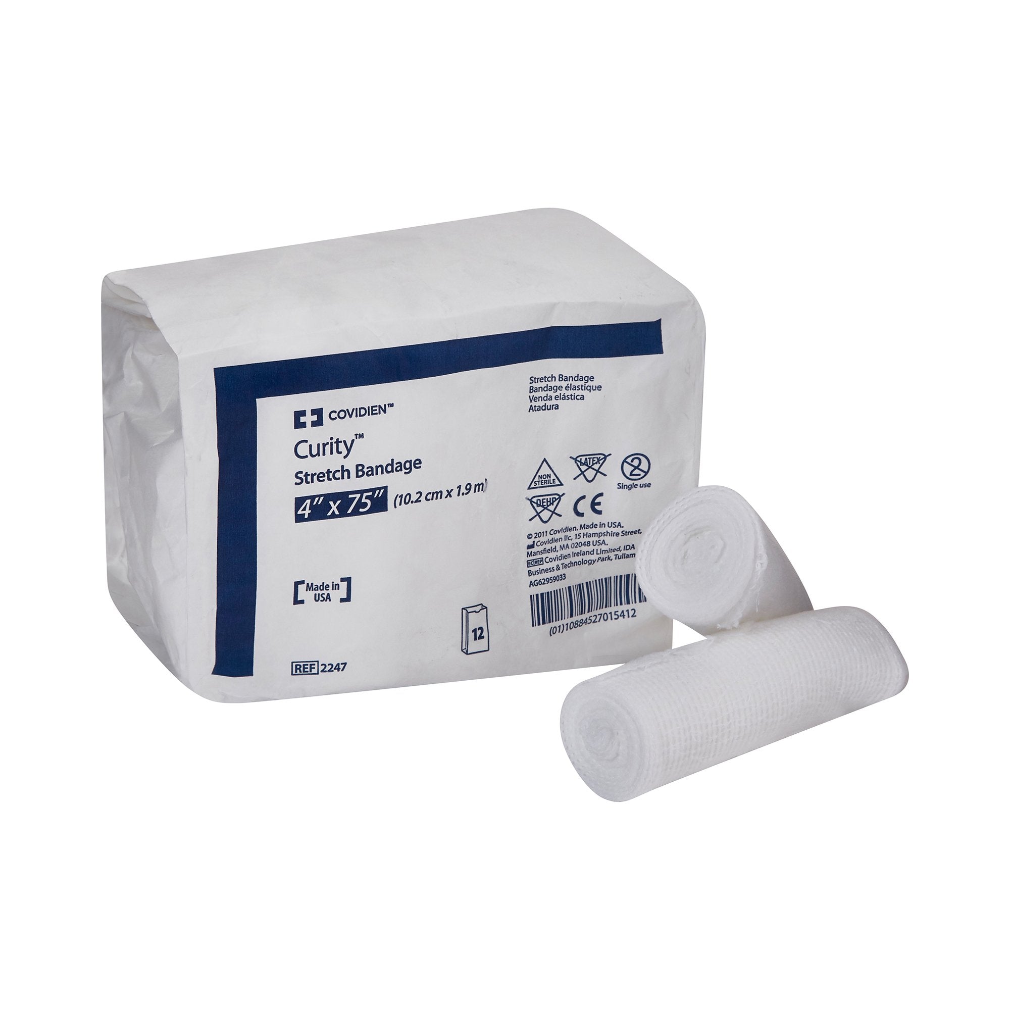 Cardinal - Conforming Bandage Curity™ 4 X 75 Inch 1-Ply NonSterile 12 per Pack [96/CS]