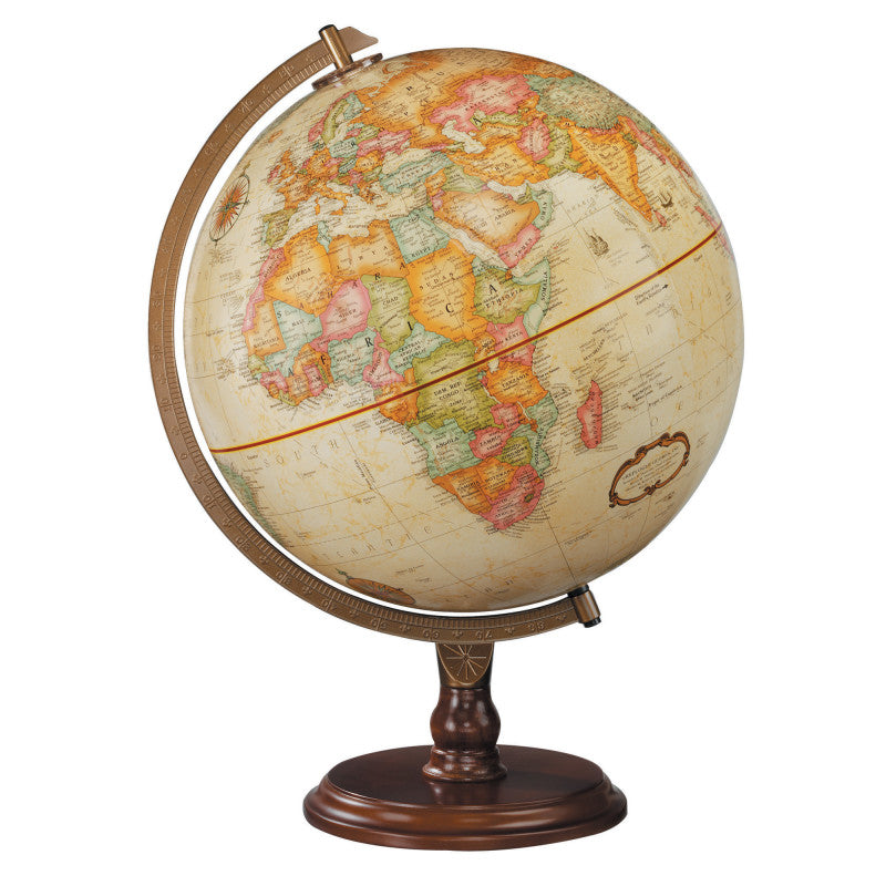 REPLOGLE GLOBES - Lenox Globe Antique Finish, 12"