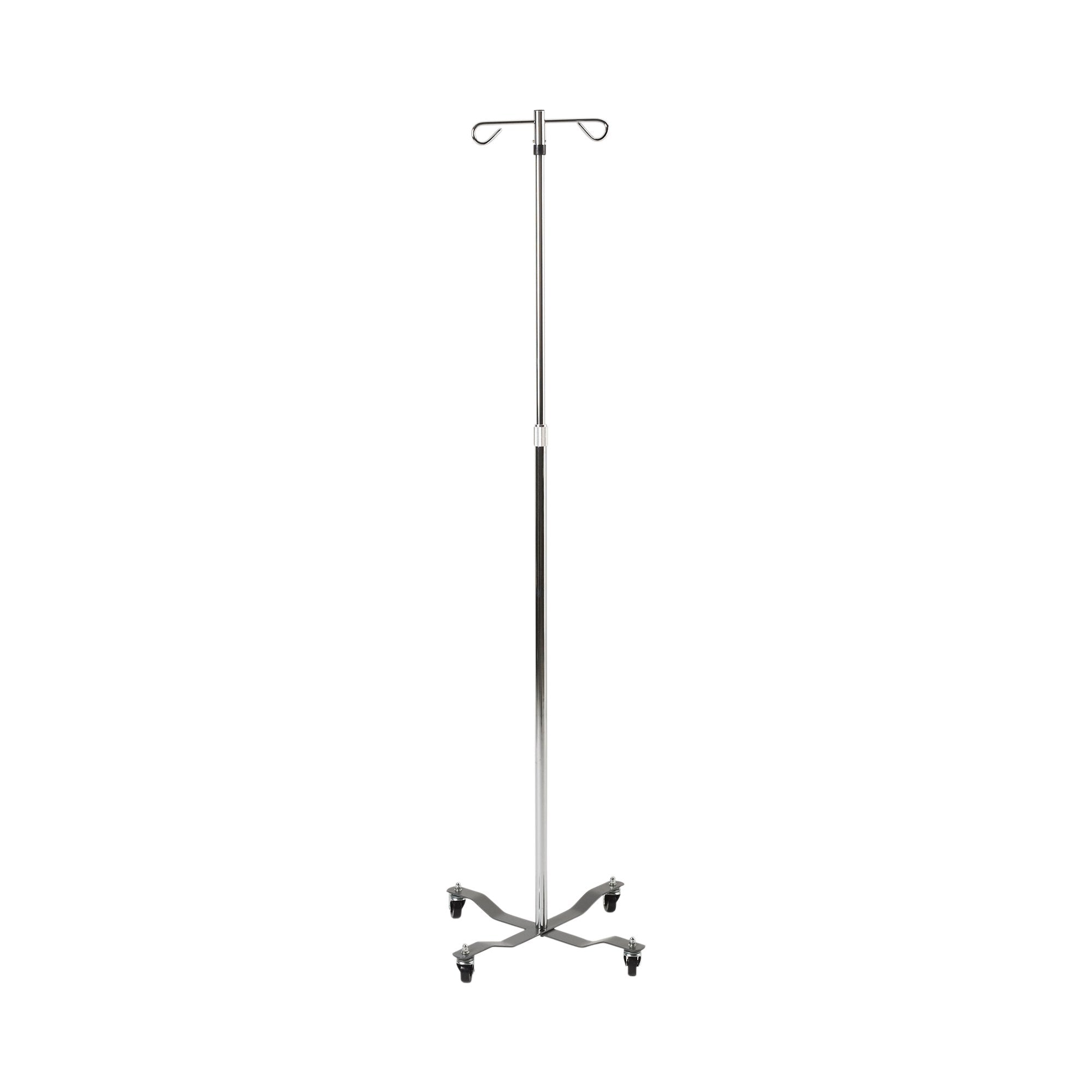 Drive Medical - IV Stand 2 Hooks 4 Legs with Casters [1/EA]
