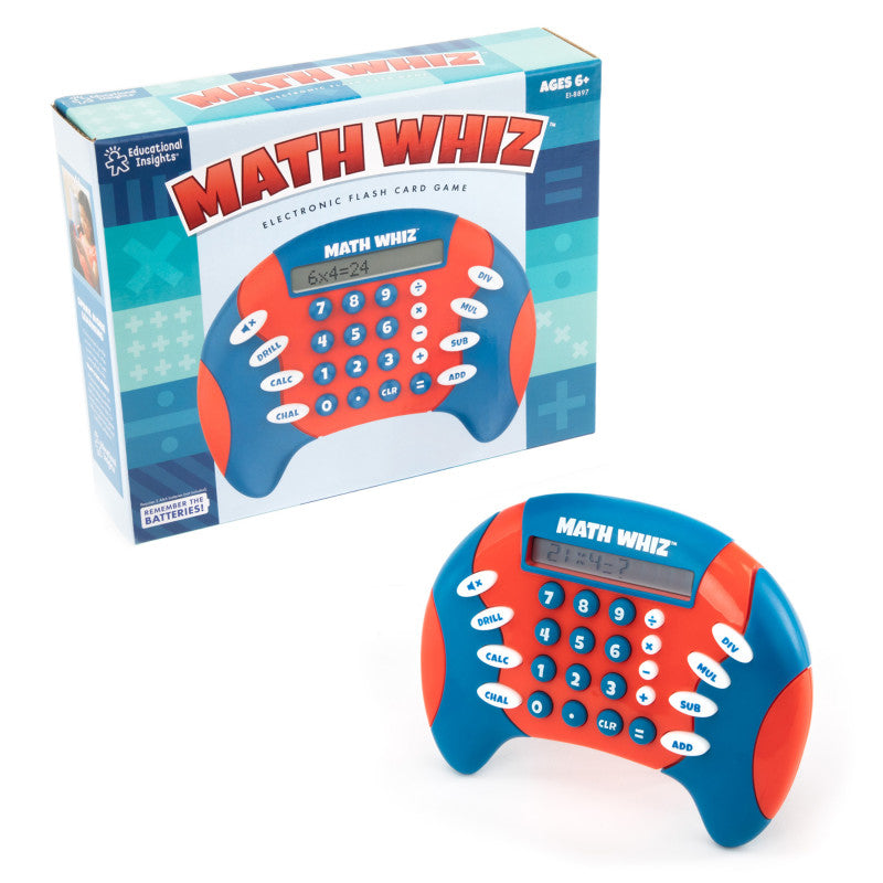 EDUCATIONAL INSIGHTS - Math Whiz™ Handheld Electronic Math Game
