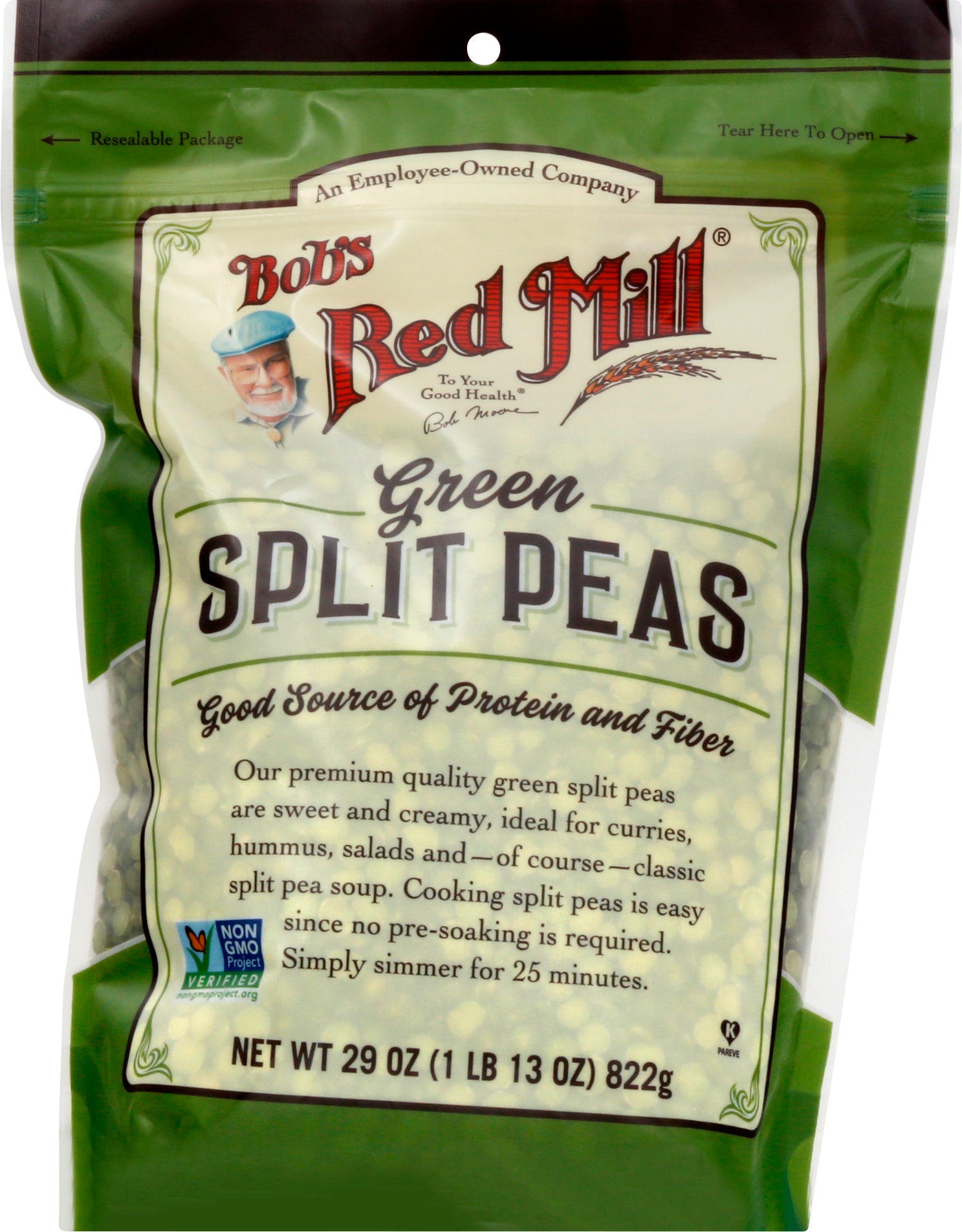 Peas Green Split - Case of 4 - 29 Oz