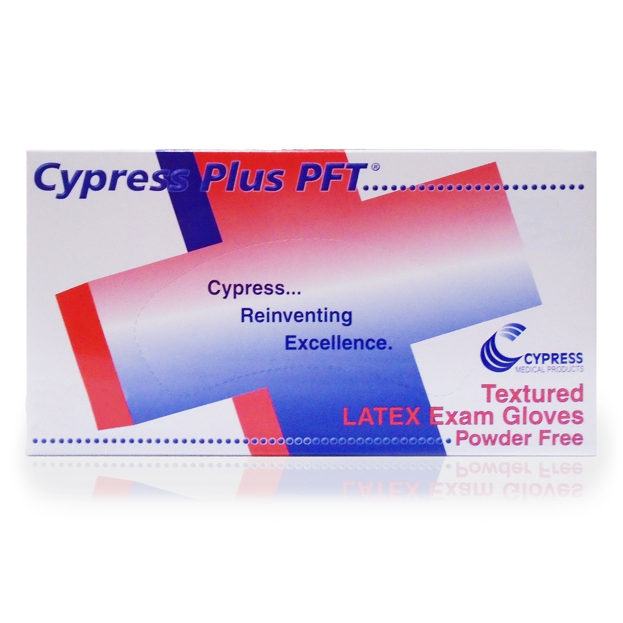 McKesson Brand - Exam Glove Cypress Plus® PFT X-Small NonSterile Latex Standard Cuff Length Fully Textured Ivory Not Rated [1/BX]