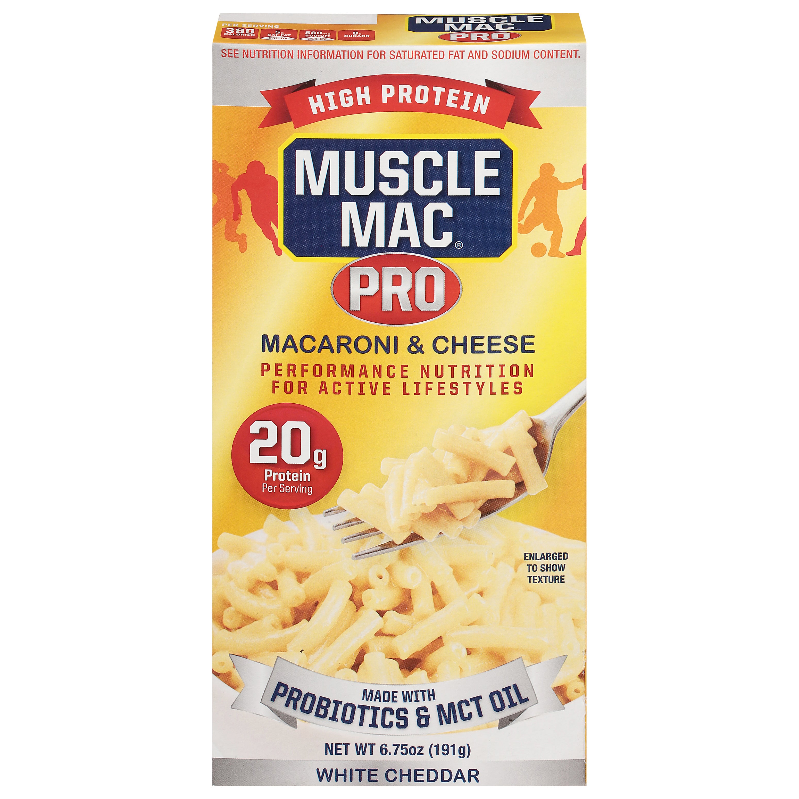 Muscle Mac High Protein Pro Macaroni & Cheese 6.75 oz - Case of 10