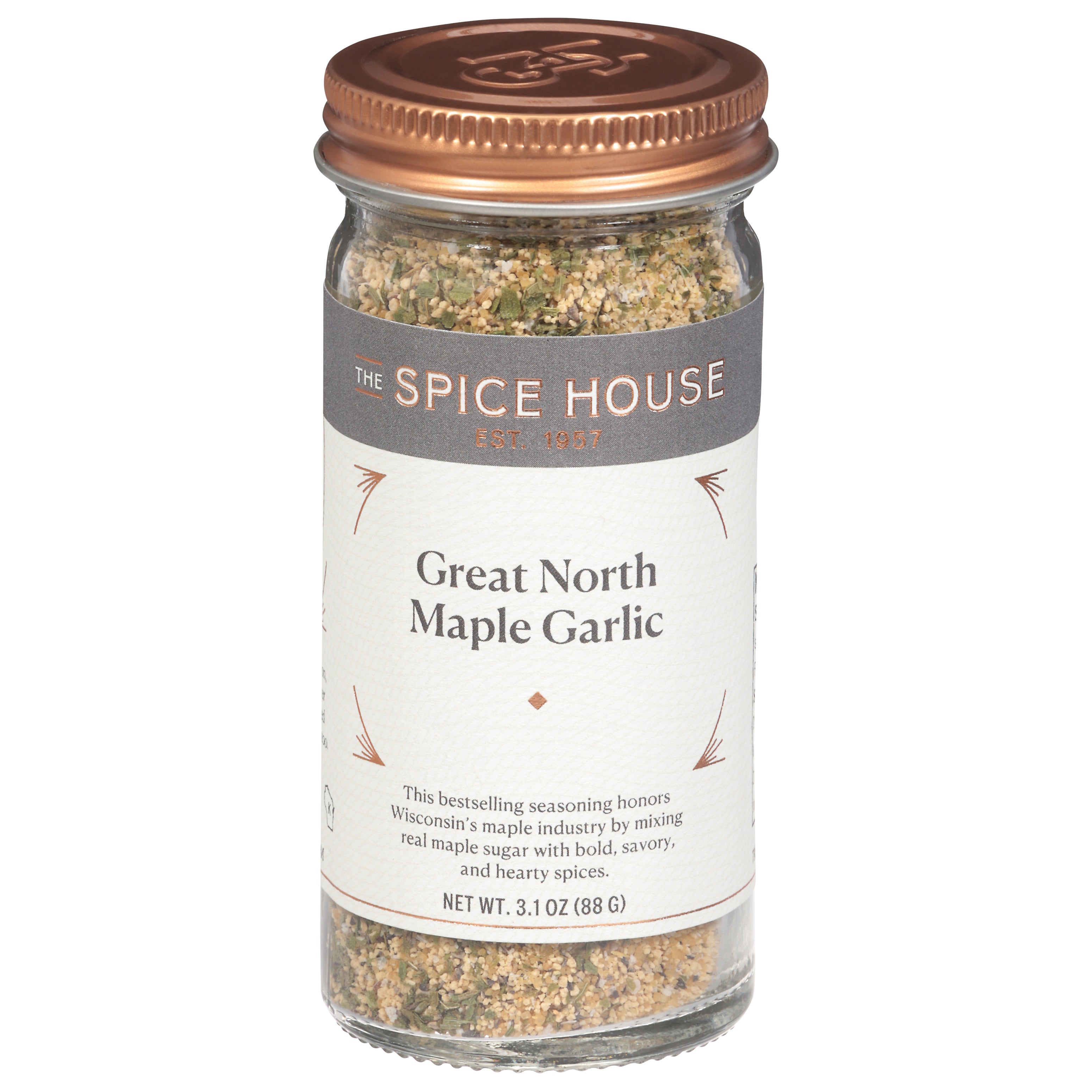 The Spice House Great North Maple Garlic 3.1 oz - Case of 6