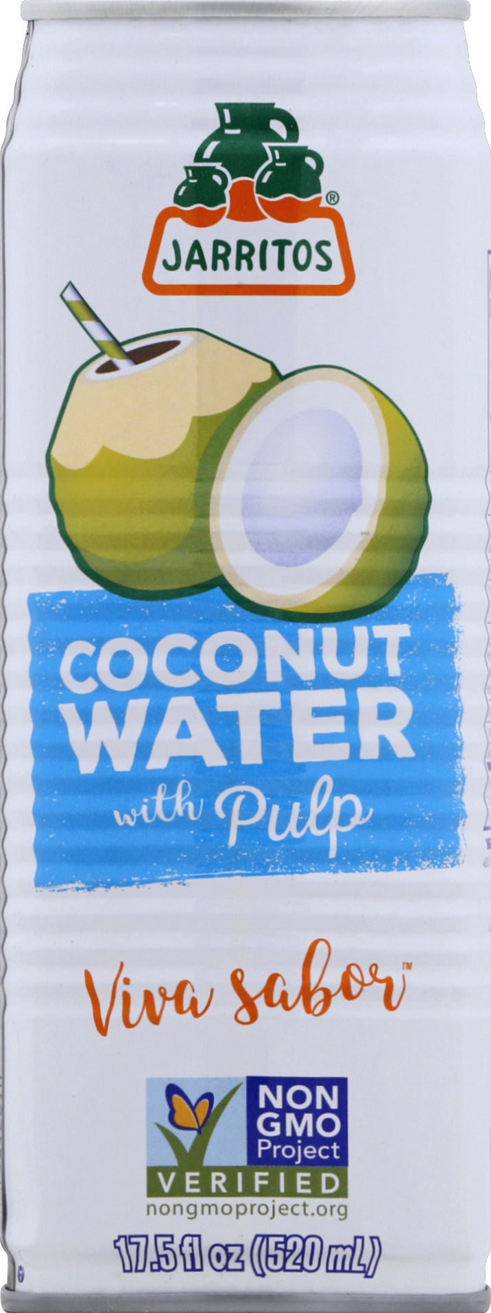 Jarritos Coconut Water 17.5 oz - Case of 12