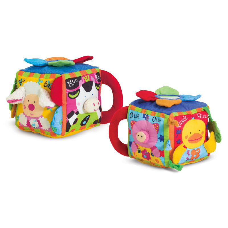 MELISSA & DOUG - Musical Farmyard Cube Learning Toy