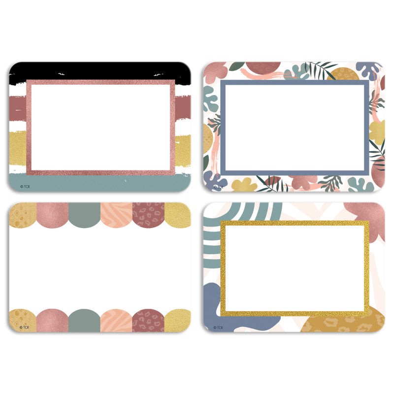TEACHER CREATED RESOURCES - Wonderfully Wild Name Tags/Labels - Multi-Pack, 36 Per Pack, 6 Packs