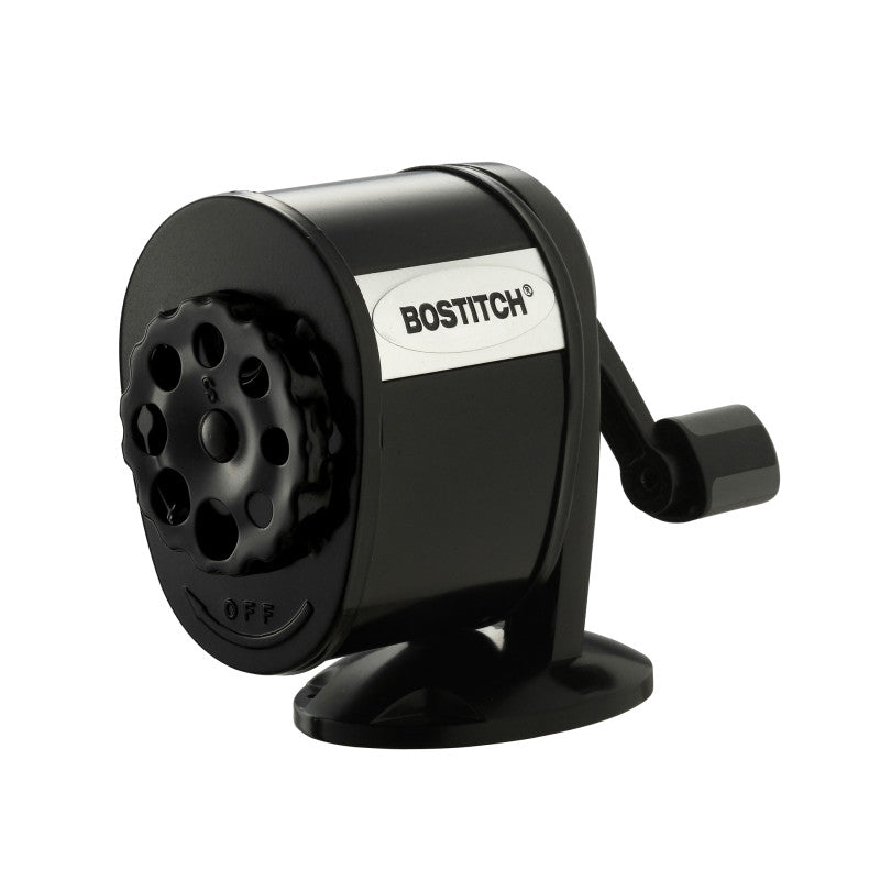 BOSTITCH - Antimicrobial Manual Pencil Sharpener, Black