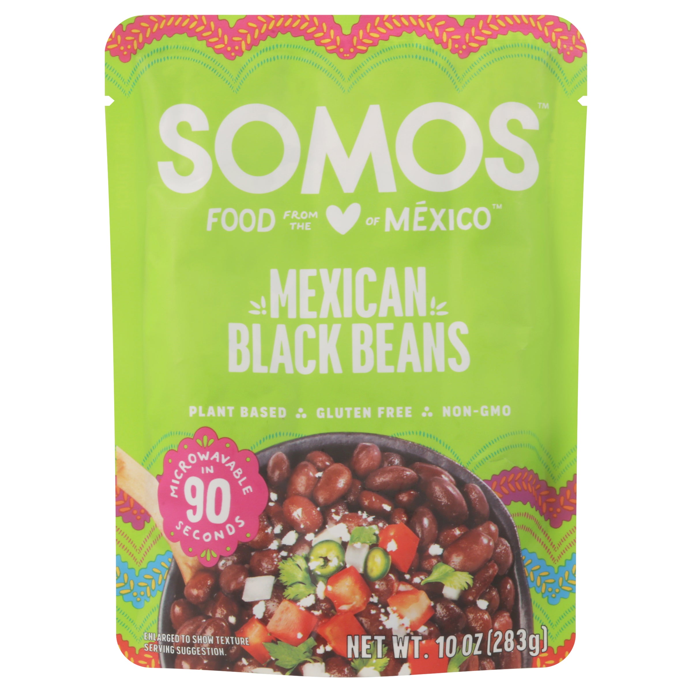 Somos Mexican Black Beans 10 oz - Case of 6