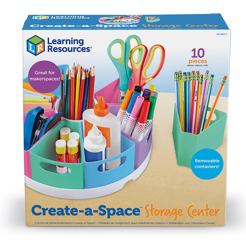 LEARNING RESOURCES - Create-A-Space™ Storage Center, Pastel