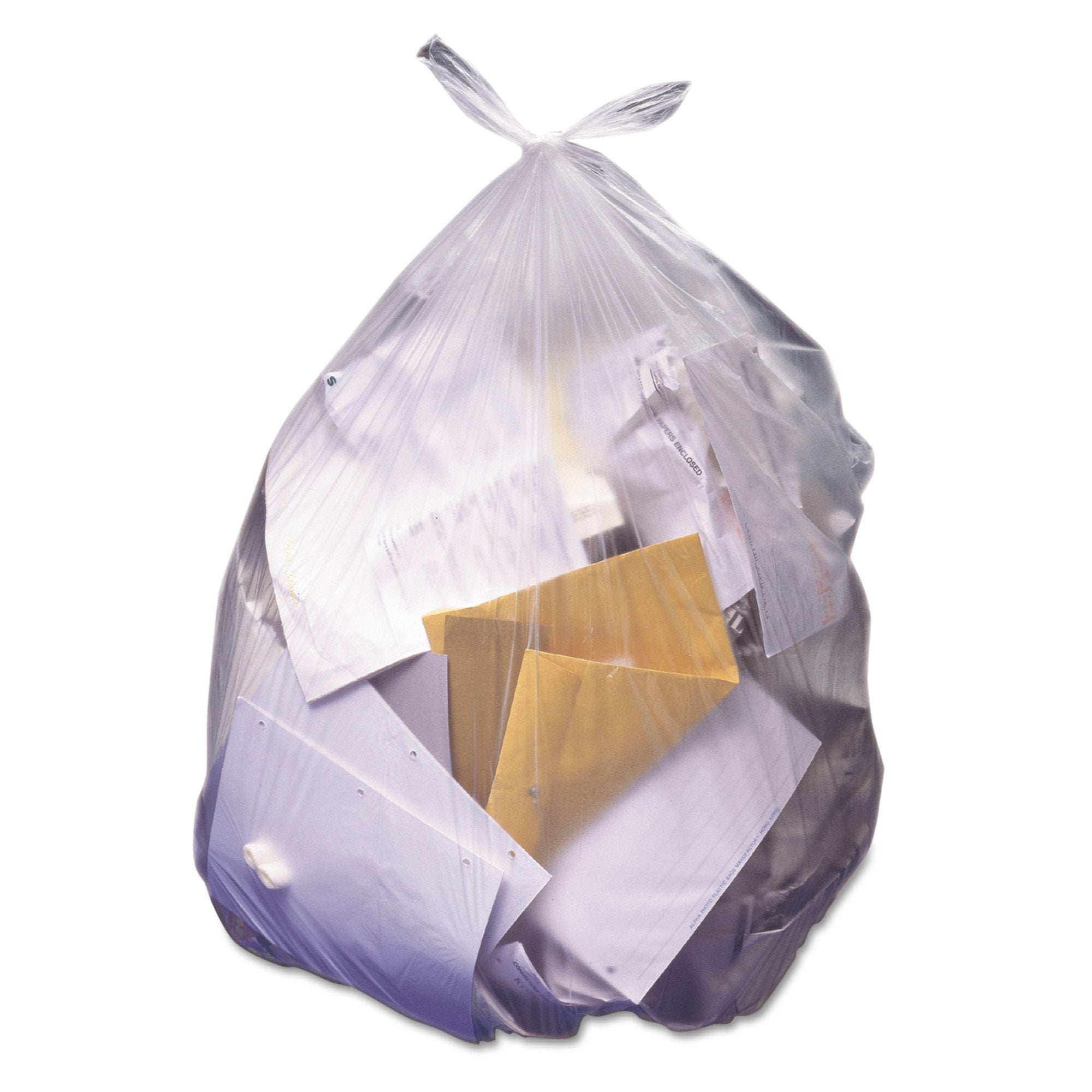 Lagasse - Trash Bag Heritage™ 45 gal. Natural HDPE 12 Mic. 40 X 48 Inch Star Seal Bottom Flat Pack [250/CS]