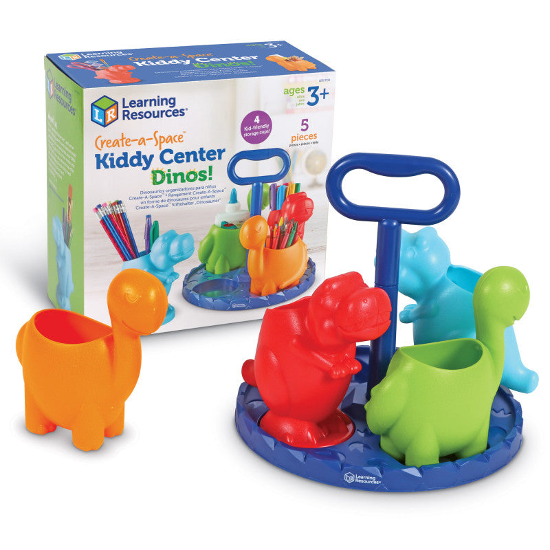 LEARNING RESOURCES - Create-a-Space Kiddy Center: Dinos!