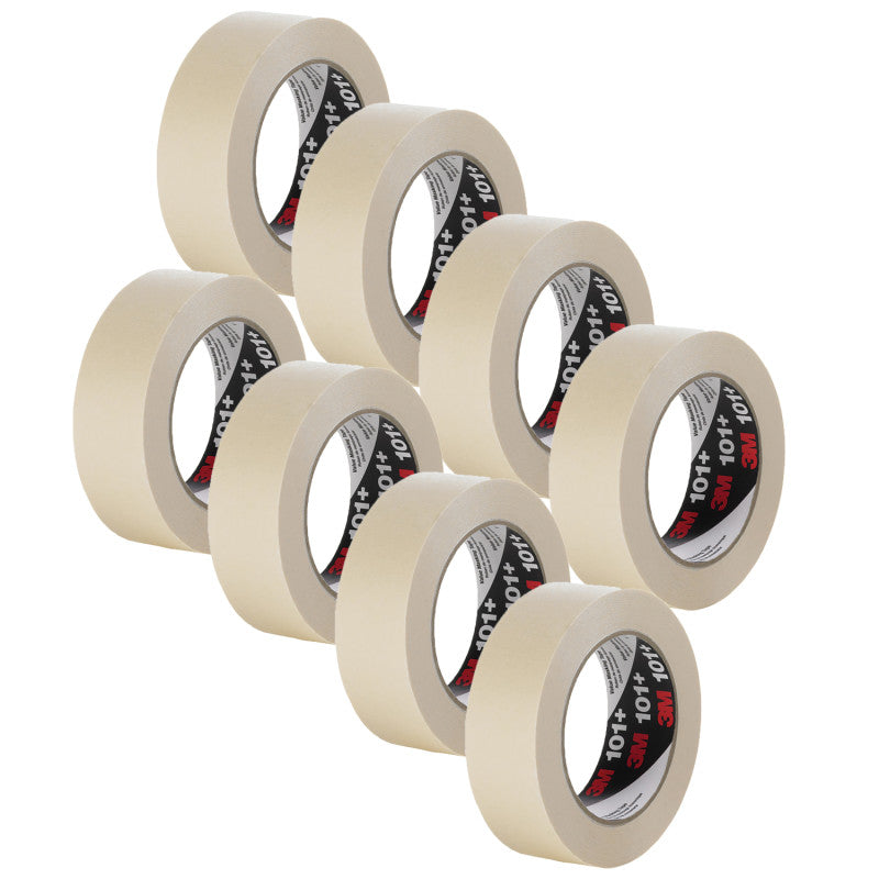 3M - Masking Tape Roll, 1/2" x 60yds, Pack of 8