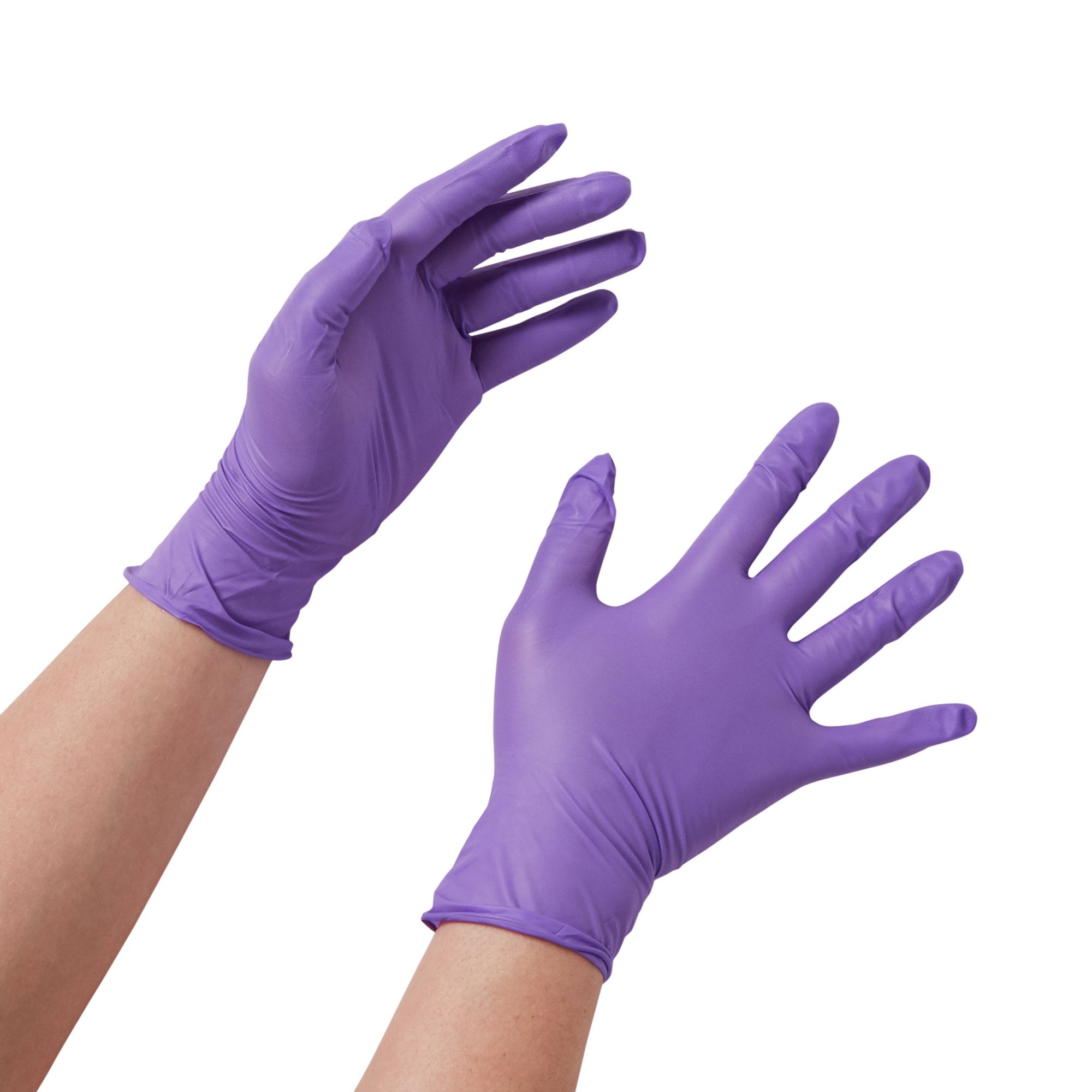 O&M Halyard Inc - Exam Glove Purple Nitrile® Large NonSterile Nitrile Standard Cuff Length Textured Fingertips Purple Chemo Tested [1000/CS]