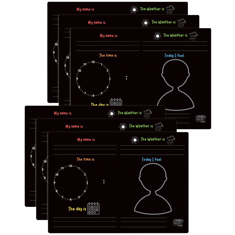 THE PENCIL GRIP - Activity Playmat - Fill in the Blanks, Pack of 6