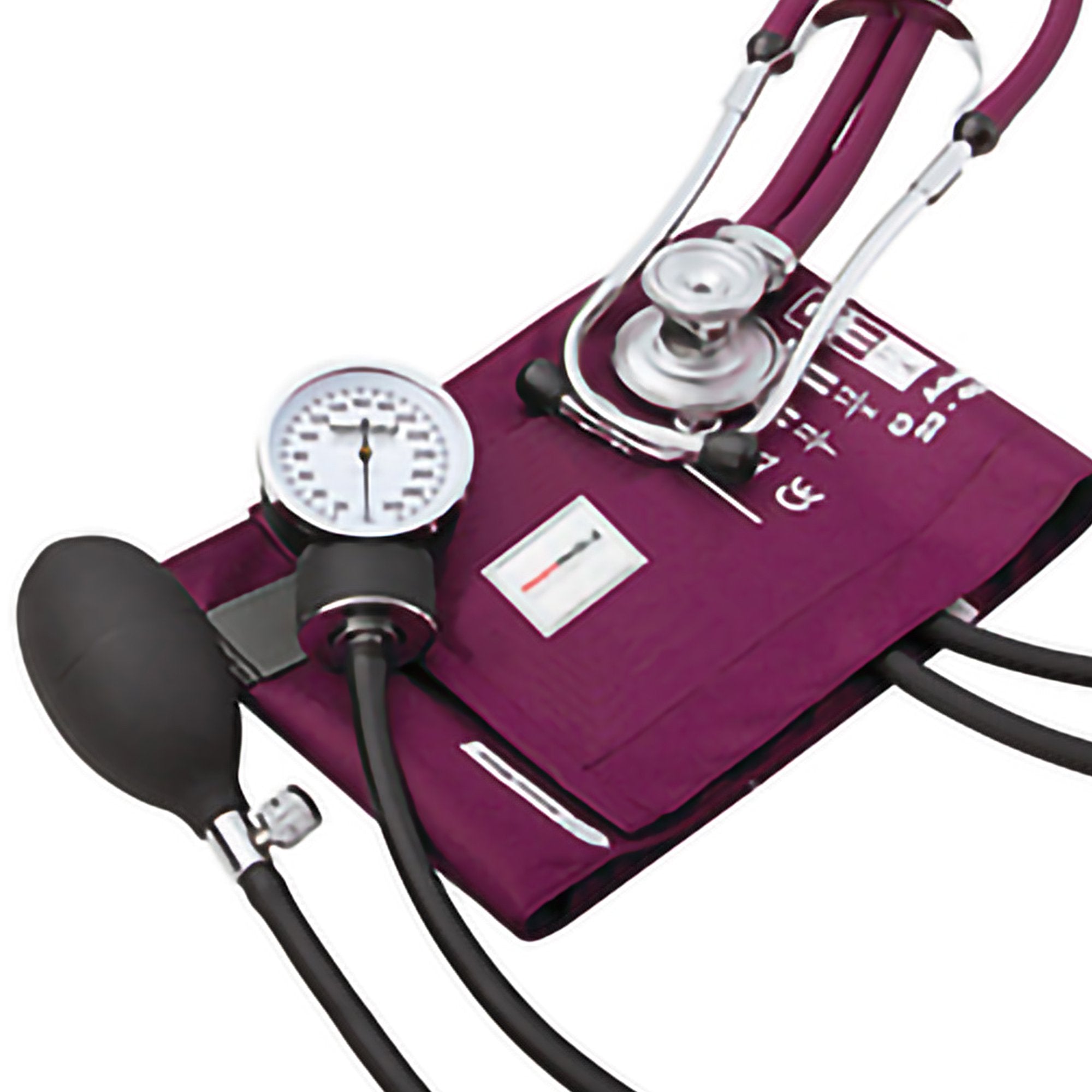 McKesson Brand - Reusable Aneroid / Stethoscope Set McKesson Brand 23 to 33 cm Adult Cuff Dual Head Sprague Stethoscope Pocket Aneroid [1/EA] (1067623_EA)
