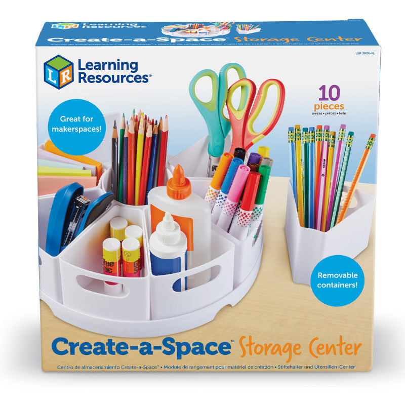 LEARNING RESOURCES - Create-A-Space™ Storage Center, White