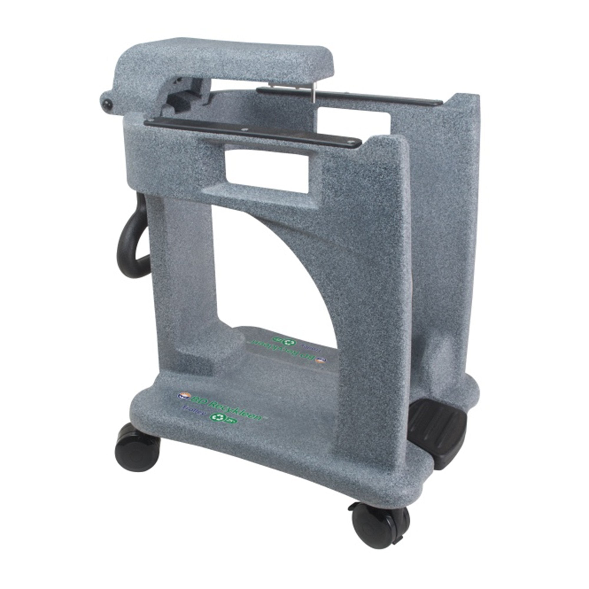 BD - Sharps Container Floor Cart / Trolley Recykleen™ Plastic Foot Operated Non-Locking [1/EA]