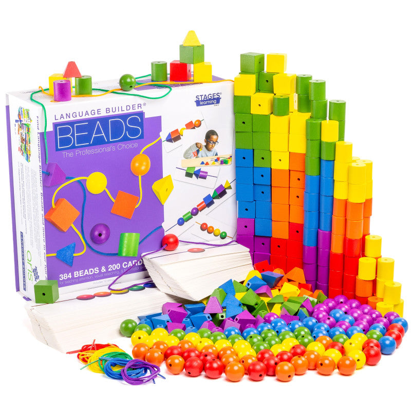 STAGES LEARNING MATERIALS - Language Builder® Stringing Beads, Classroom Set of 384
