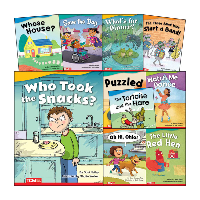 TEACHER CREATED MATERIALS - Literary Text Grade K Set 3: 10-Book Set