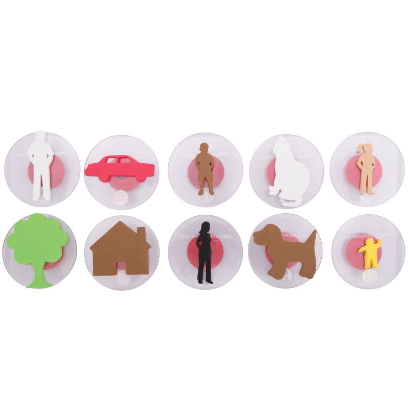 READY 2 LEARN - Giant Stampers - Family Members - Set of 10
