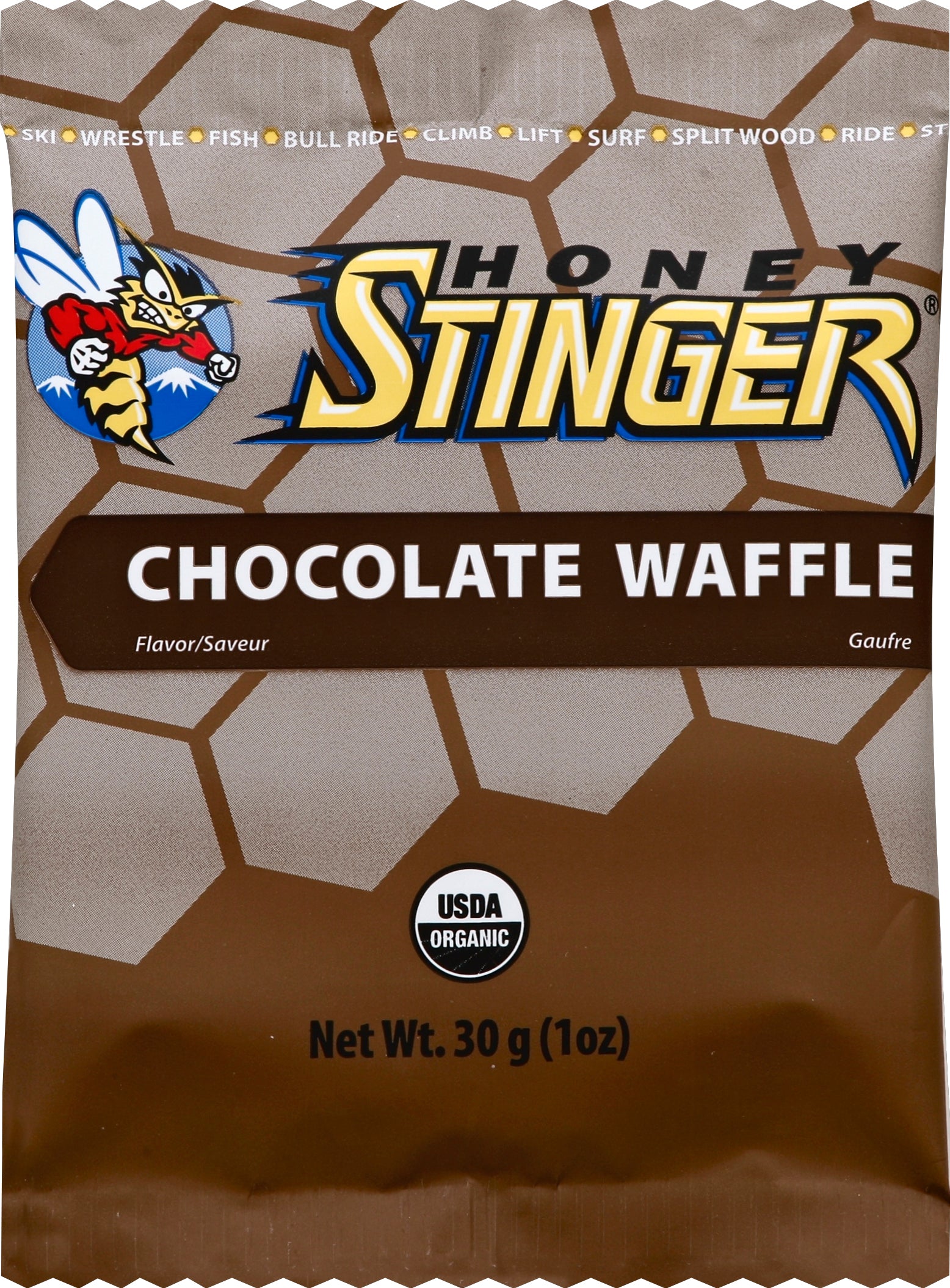 Honey Stinger Chocolate Energy Waffle 1.06 oz - Case of 12