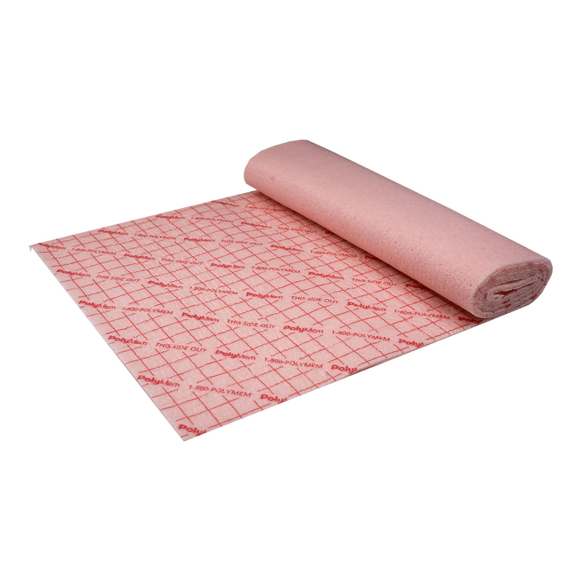 Ferris Manufacturing - Foam Dressing PolyMem® 8 X 24 Inch Without Border Film Backing Nonadhesive Rectangle Sterile [2/CS]