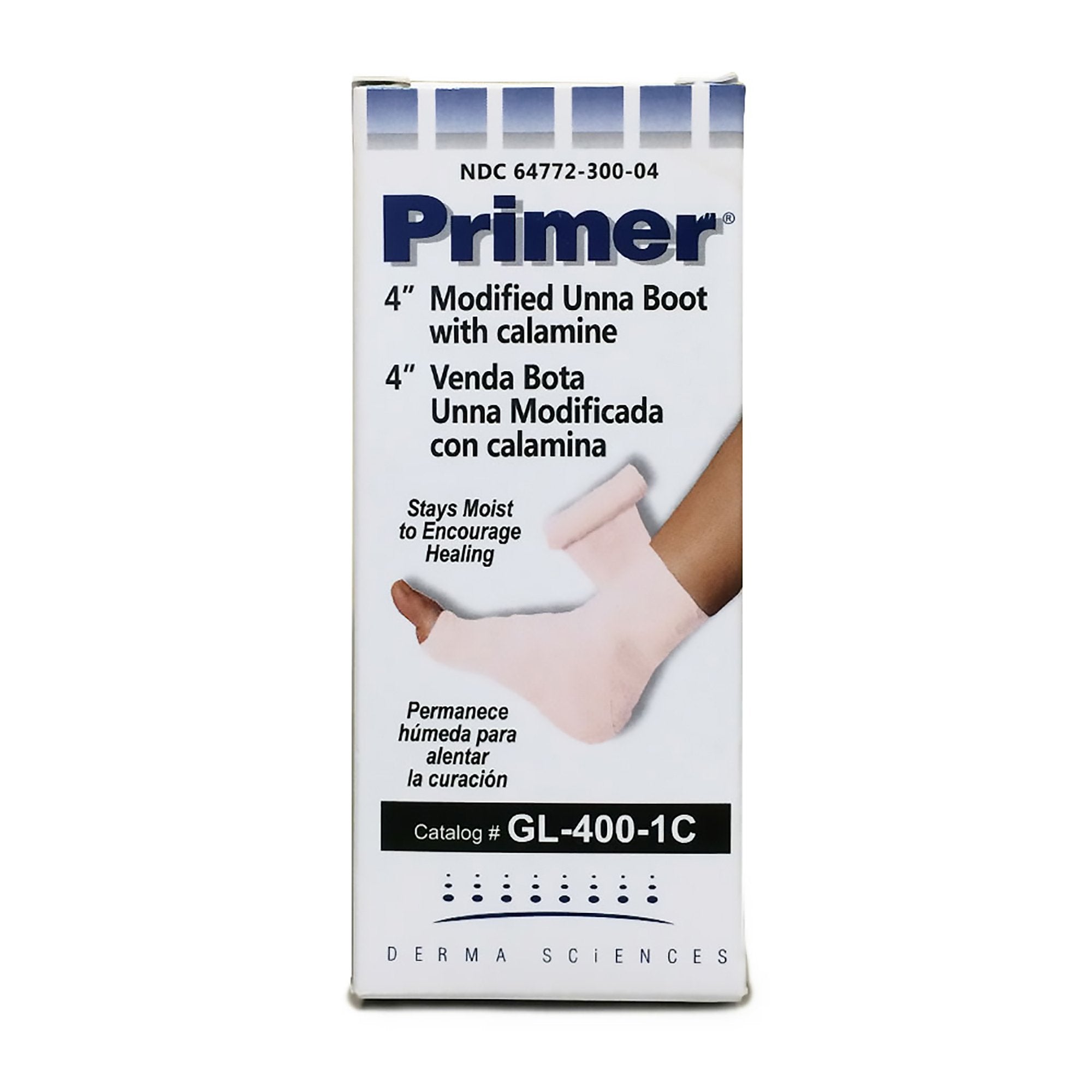 Gentell - Unna Boot Primer® Zinc Oxide / Calamine 4 Inch X 10 Yard [1/EA]