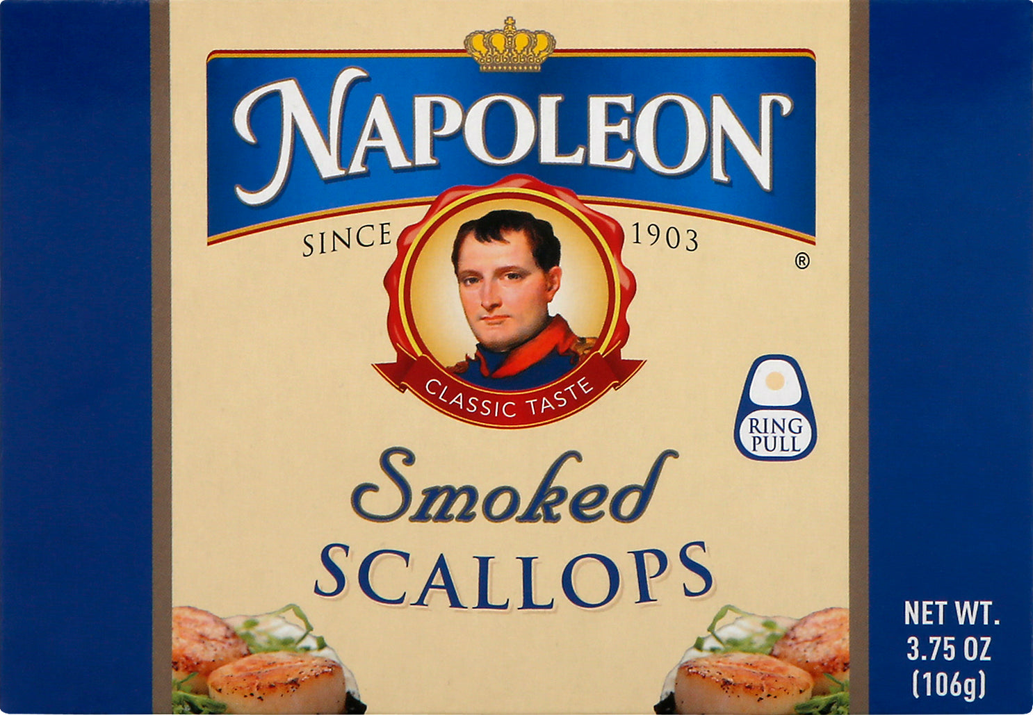 Napoleon Scallops 3.75 oz - Case of 25