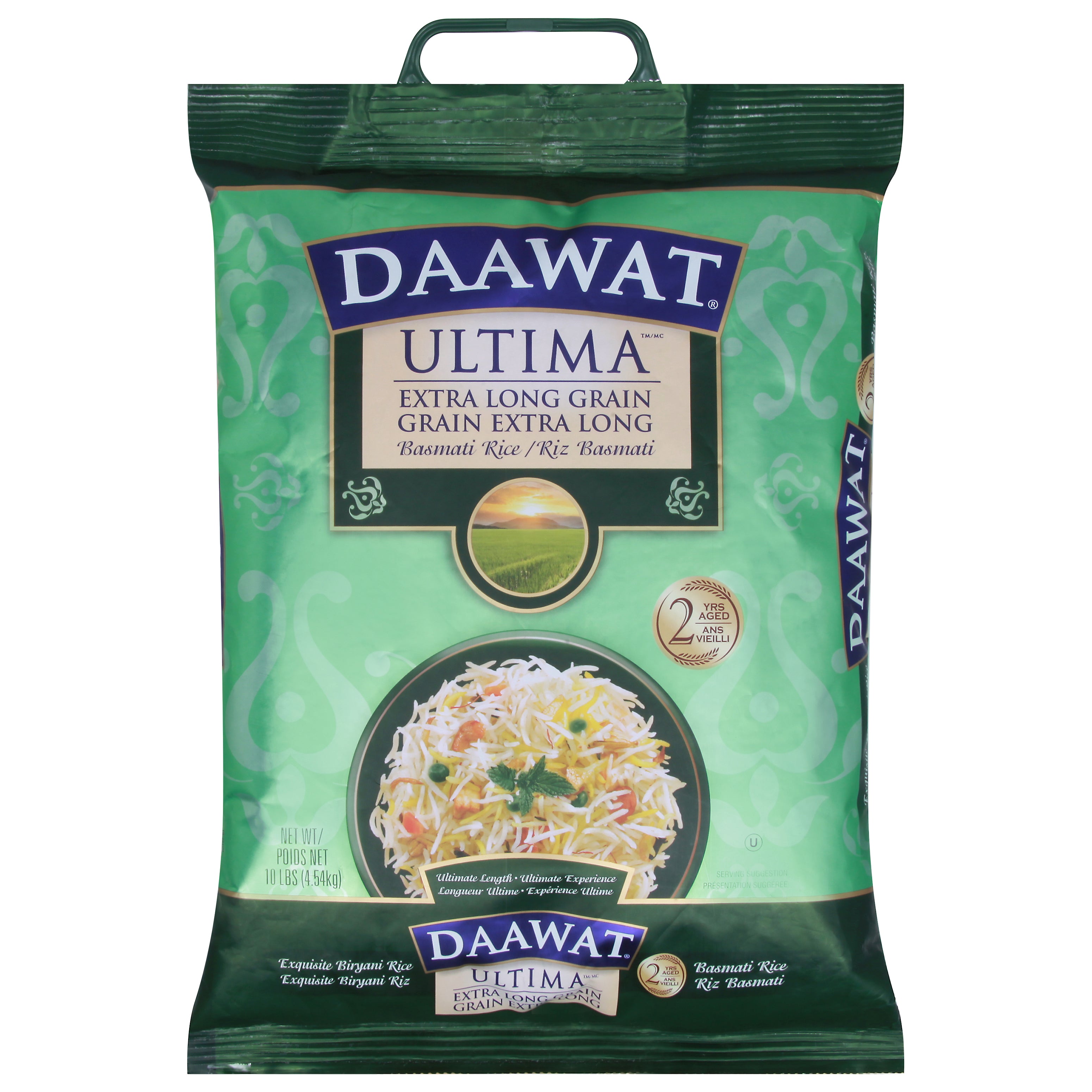 Daawat Ultima Extra Long Grain Basmati Rice 10 lb - Case of 1