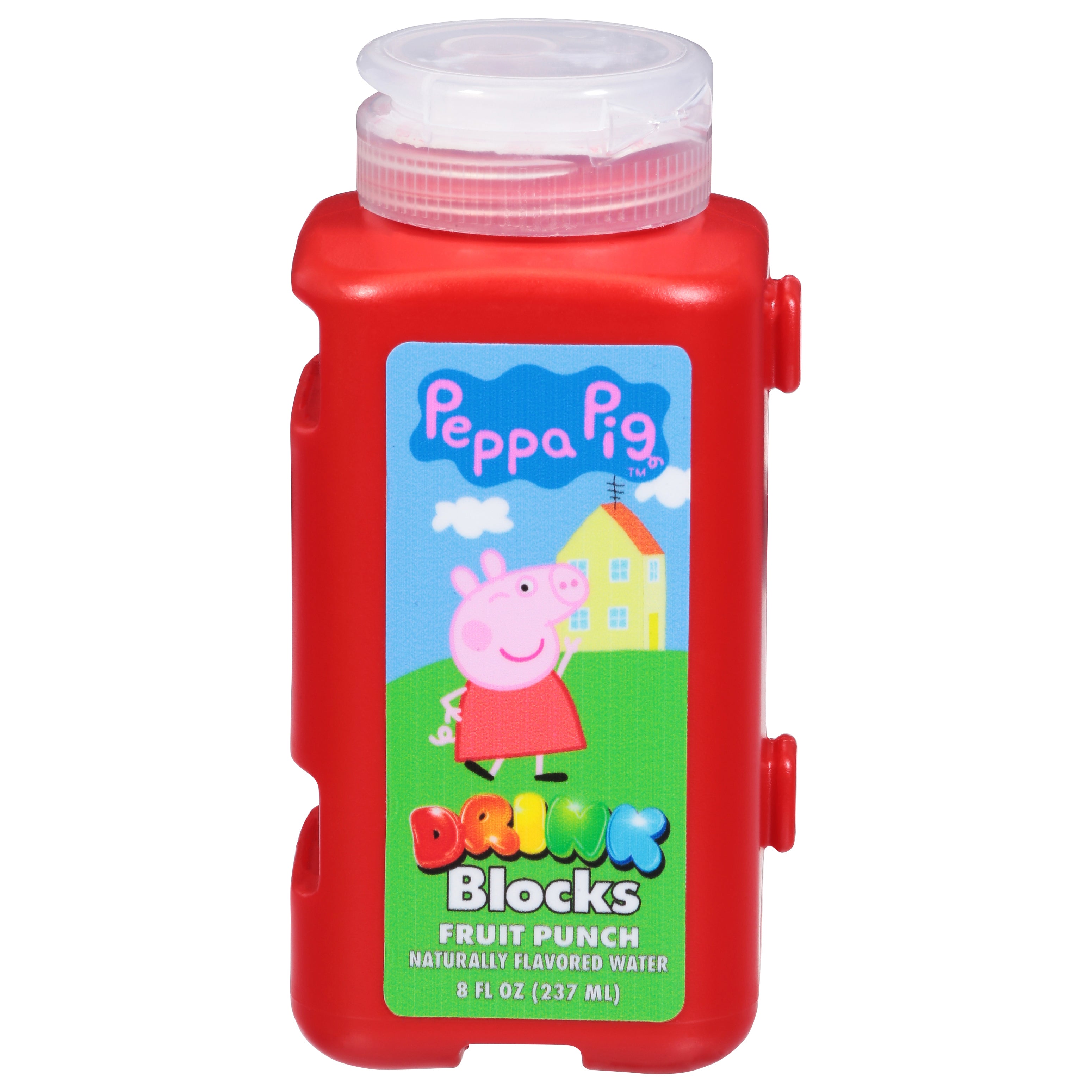 Drink Blocks Peppa Pig Fruit Punch Water 8 fl oz - Case of 12