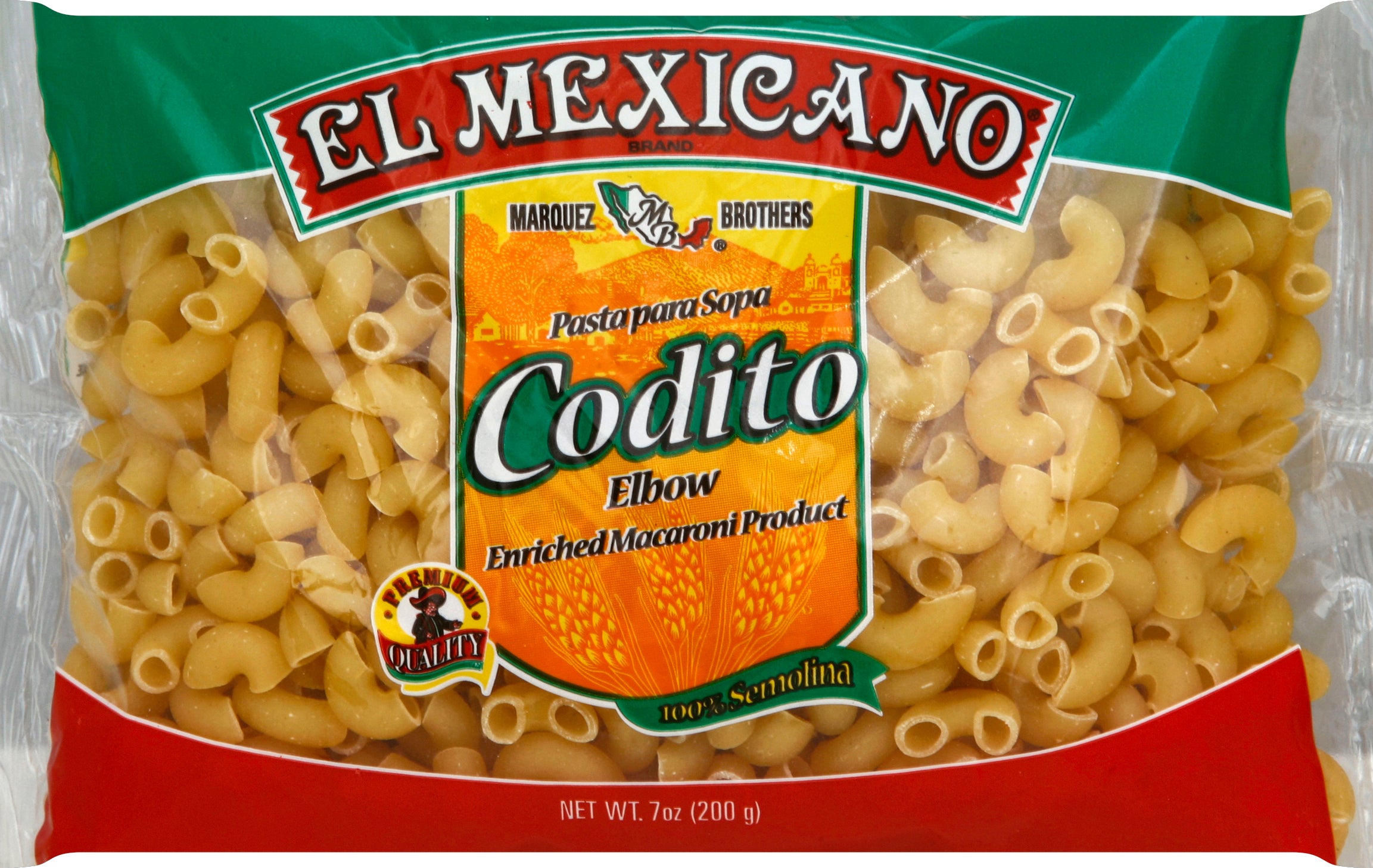 El Mexicano Elbow 7 oz - Case of 20