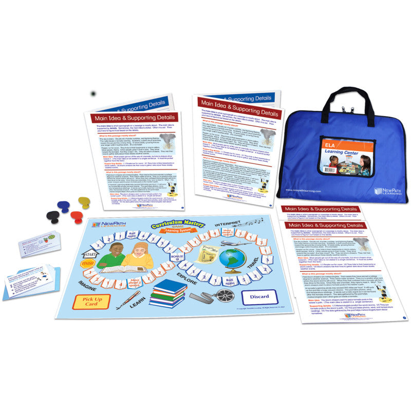 NEWPATH LEARNING - Main Idea and Supporting Details Learning Center, Grade 3-5