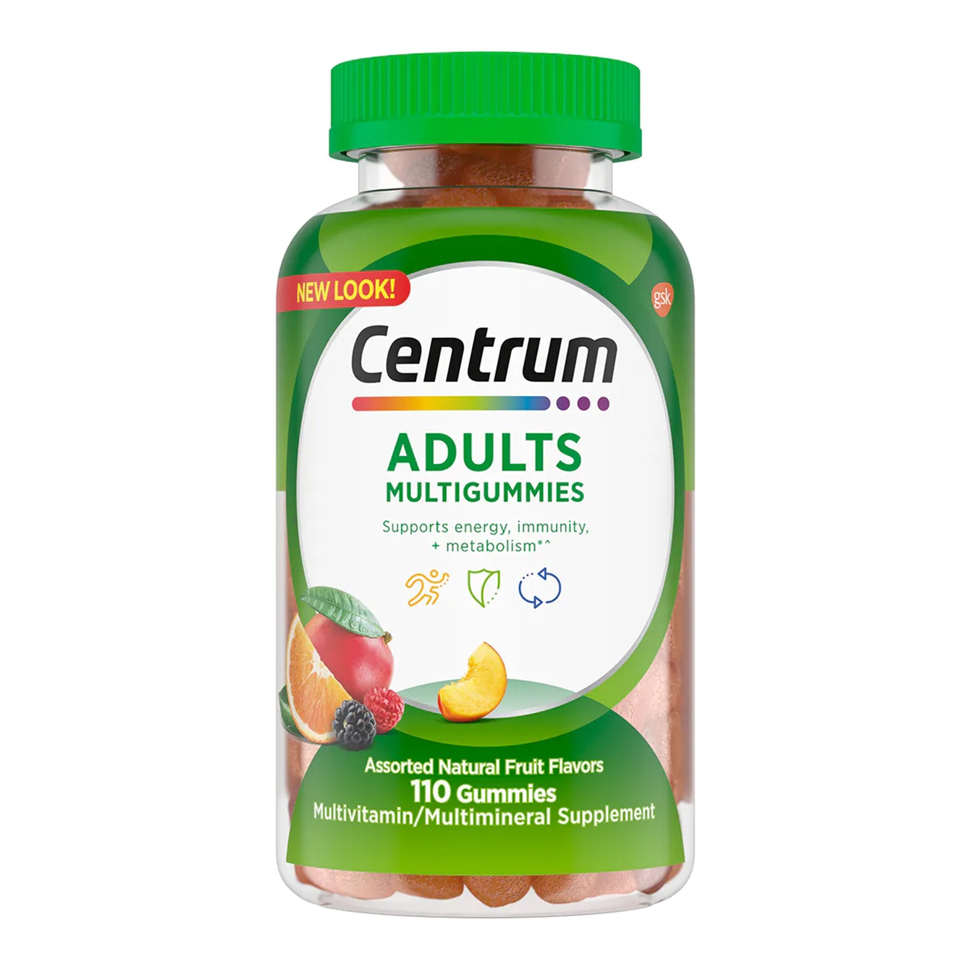 Glaxo Consumer Products - Multivitamin Supplement Centrum® Gummy 110 per Bottle Fruit Flavor [1/BT]