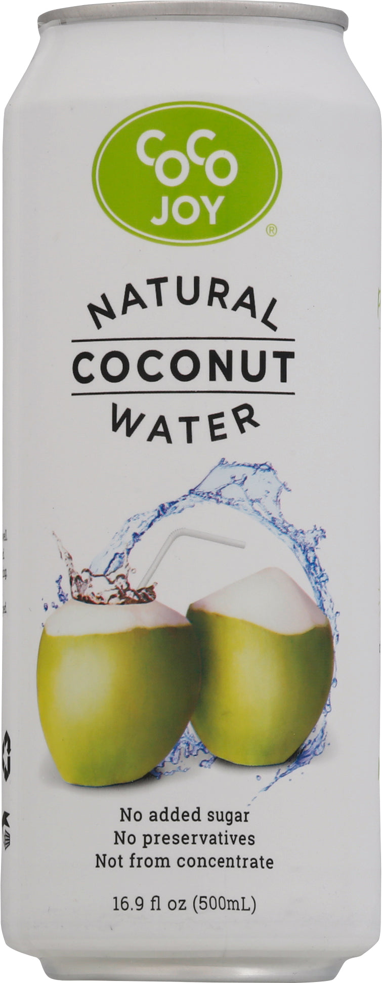 CoCo Joy Natural Coconut Water 16.9 fl oz - Case of 12