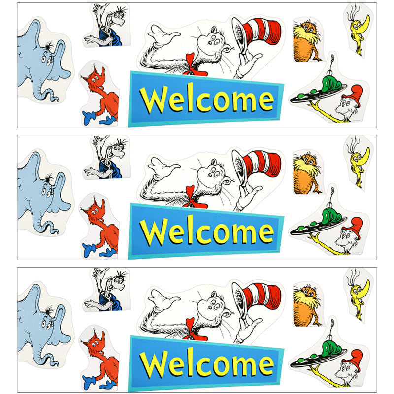 EUREKA - Dr. Seuss™ Welcome Go-Arounds®, 8 Pieces Per Set, 3 Sets