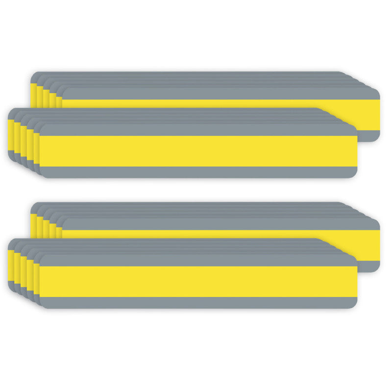 ASHLEY PRODUCTIONS - Double Wide Sentence Strip Reading Guide, 1-1/4" x 7-1/4", Yellow, 12 Per Pack, 2 Packs