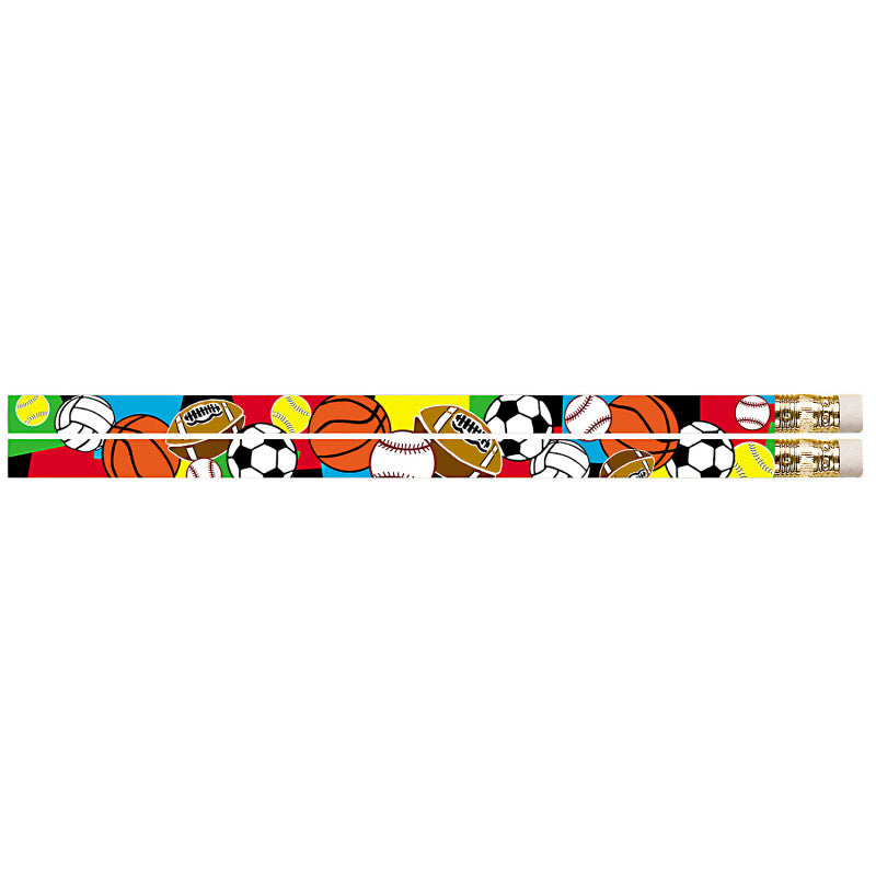 MUSGRAVE PENCIL COMPANY - Super Sports Motivational/Fun Pencils, Pack of 144