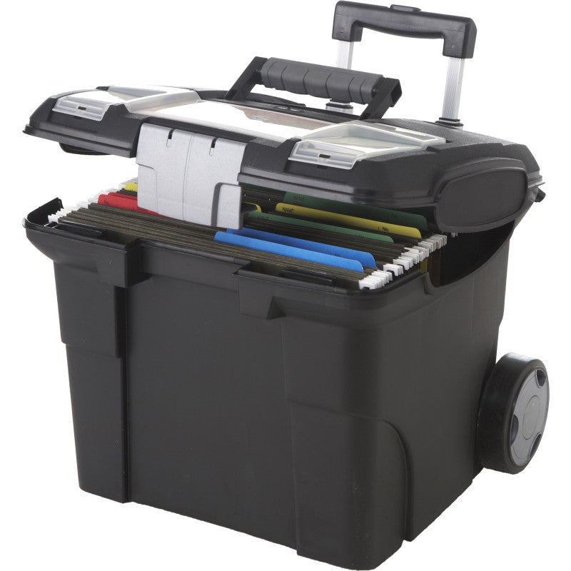 STOREX - Portable File Box on Wheels