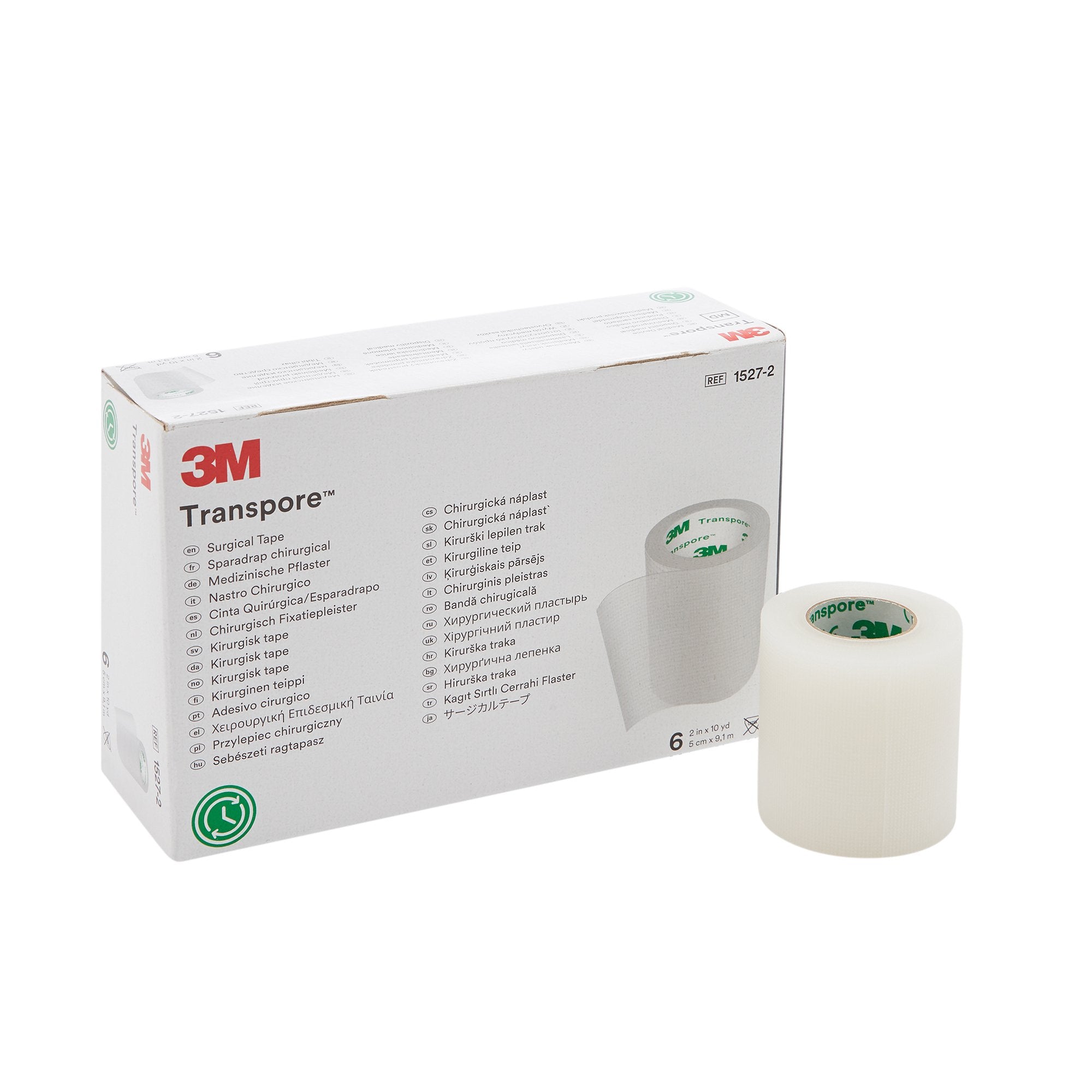 Solventum Corporation - Medical Tape 3M™ Transpore™ Transparent 2 Inch X 10 Yard Plastic NonSterile [60/CS]