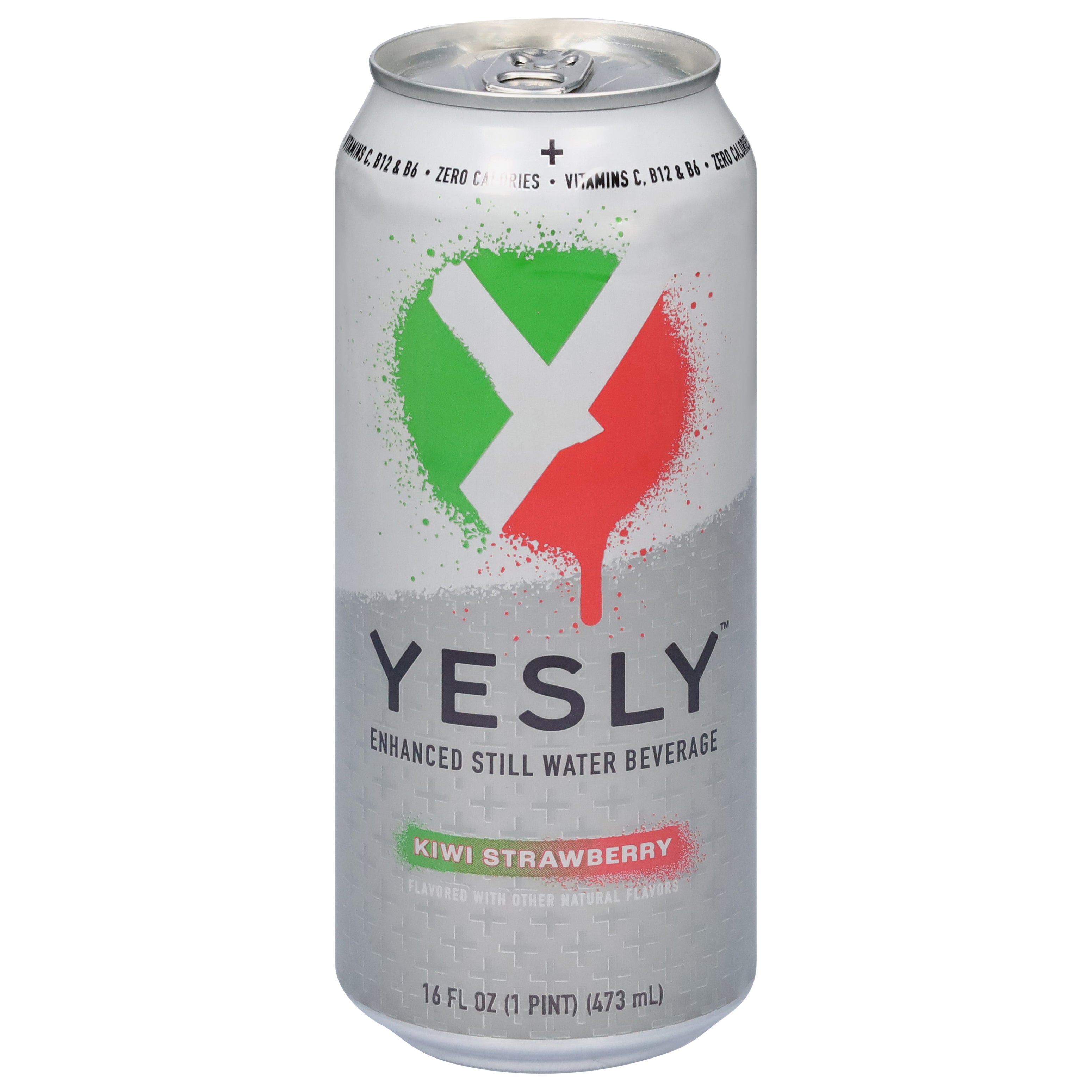 Yesly Kiwi Strawberry Still Water Beverage 16 fl oz - Case of 12
