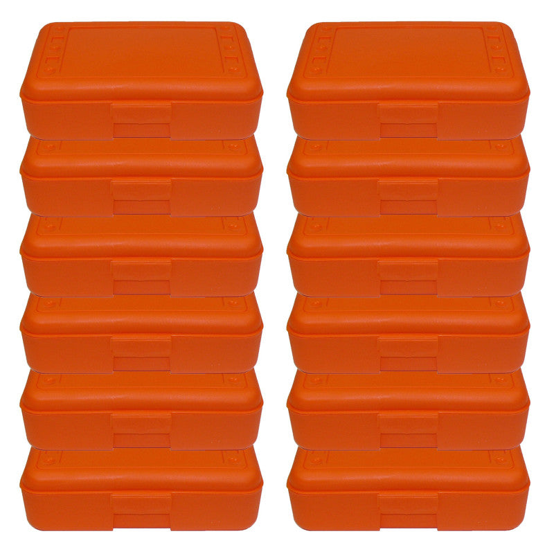 ROMANOFF - Pencil Box, Orange, Pack of 12