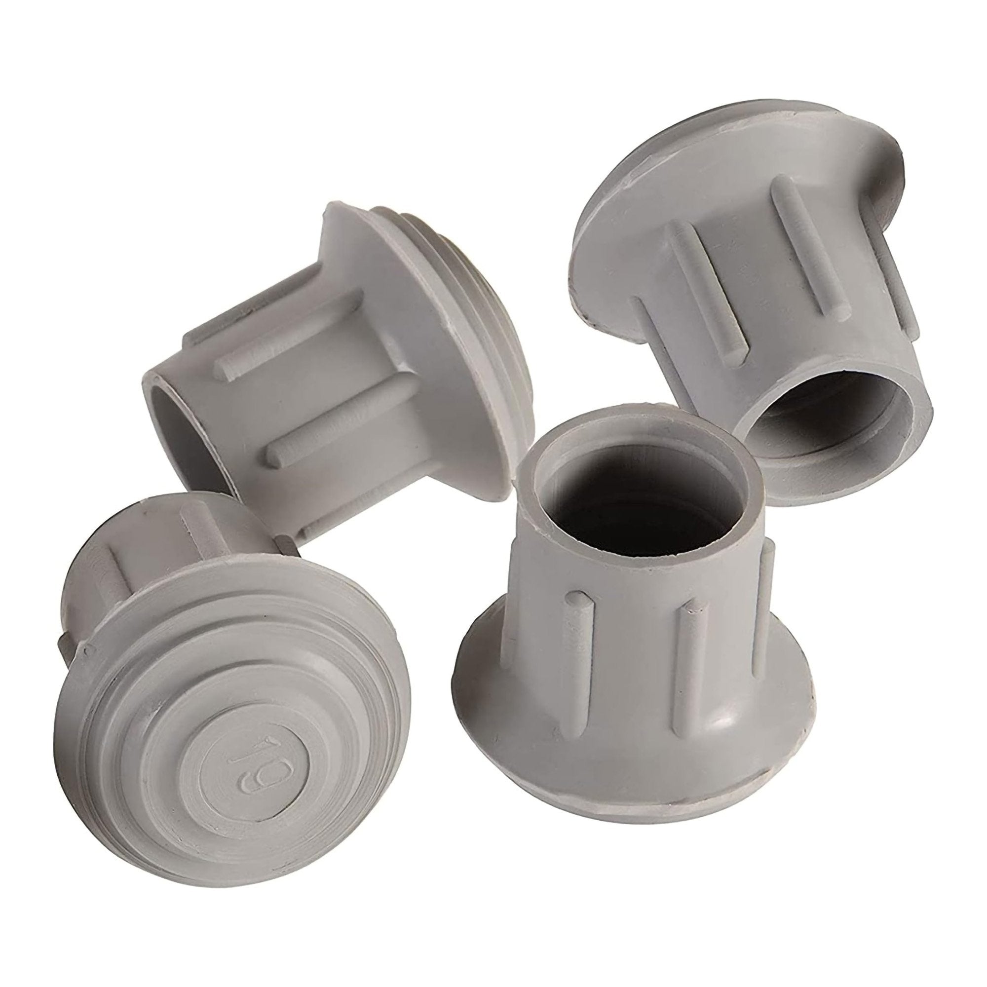 Mabis Healthcare - Replacement Tips For Walker / Commode / Cane [4/BX]