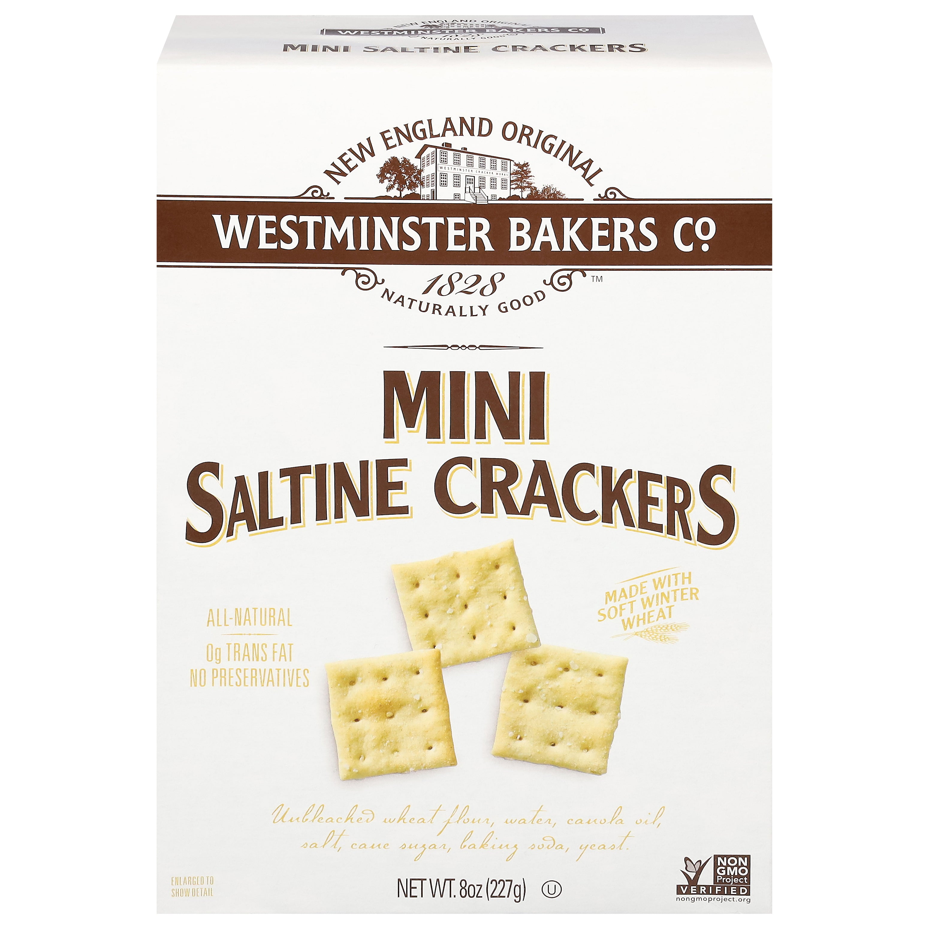 Westminster Bakers Co. Saltine Crackers Mini 8 oz - Case of 12